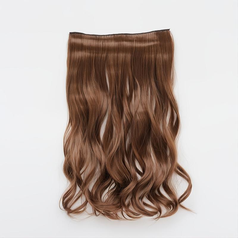 Curly Wave Clip In Hair Extensions Synthetic Hair Piece for Daily Use Party Show