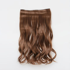 Curly Wave Clip In Hair Extensions Synthetic Hair Piece for Daily Use Party Show