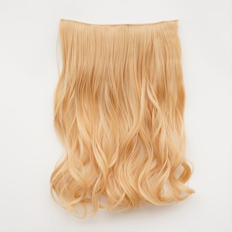 Curly Wave Clip In Hair Extensions Synthetic Hair Piece for Daily Use Party Show