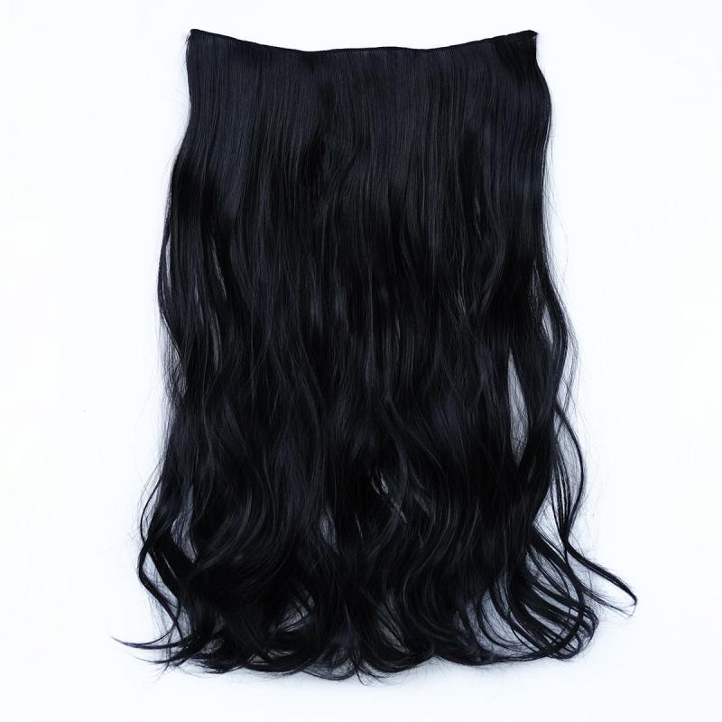 Curly Wave Clip In Hair Extensions Synthetic Hair Piece for Daily Use Party Show