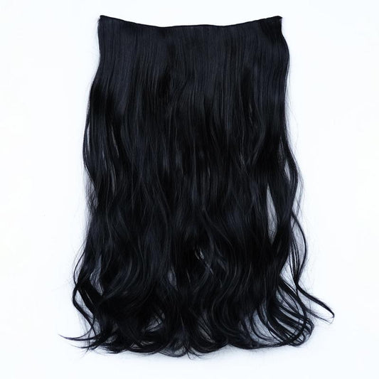 Curly Wave Clip In Hair Extensions Synthetic Hair Piece for Daily Use Party Show