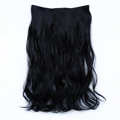 Curly Wave Clip In Hair Extensions Synthetic Hair Piece for Daily Use Party Show