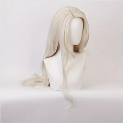 Long Wavy Beige Princess Wig Halloween Costume Party Synthetic Wigs