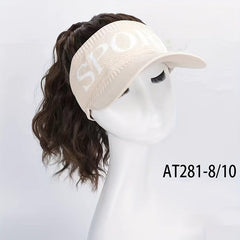 Kinky Curly Baseball Cap with Attached Wig