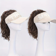 Kinky Curly Baseball Cap with Attached Wig