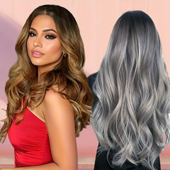 Long Body Wave Synthetic Wig Fashionable For Daily Use Party