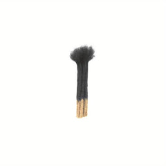 Human Hair Dreadlock Braids with Fluffy Ends 10 Strands Pack