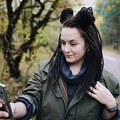 Darkest Brown Dreadlocks Extensions 22 Inch Synthetic Crochet Braided Hair