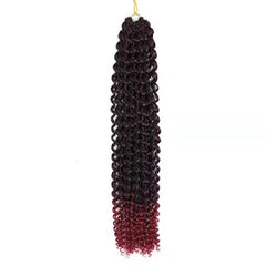 18in Water Wave Crochet Hair Extensions for Women Bohemian Synthetic Hair