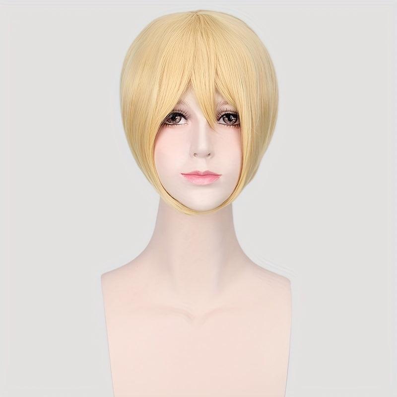 Short Spiky Wig for Men Anime Cosplay Costume Party Halloween