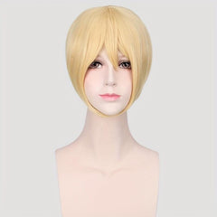 Short Spiky Wig for Men Anime Cosplay Costume Party Halloween