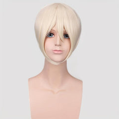 Short Spiky Wig for Men Anime Cosplay Costume Party Halloween