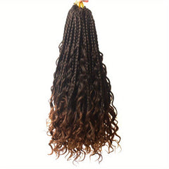 35 56 Cm Crochet Box Braid Hair Extensions Goddess 3 Pack Box Braid Bohemian
