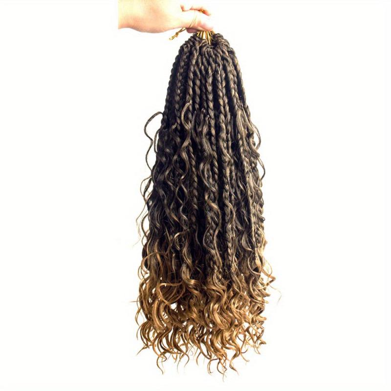 35 56 Cm Crochet Box Braid Hair Extensions Goddess 3 Pack Box Braid Bohemian