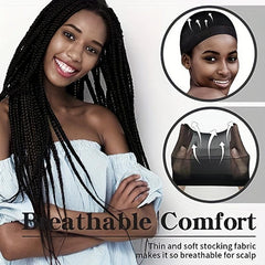 12pcs Lace Front Wig Cap Stocking Cap for Wigs