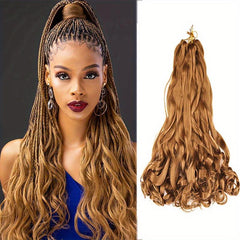 3pcs Loose Wave Crochet Hair Extensions 55-88cm Synthetic Fiber Braiding Hair