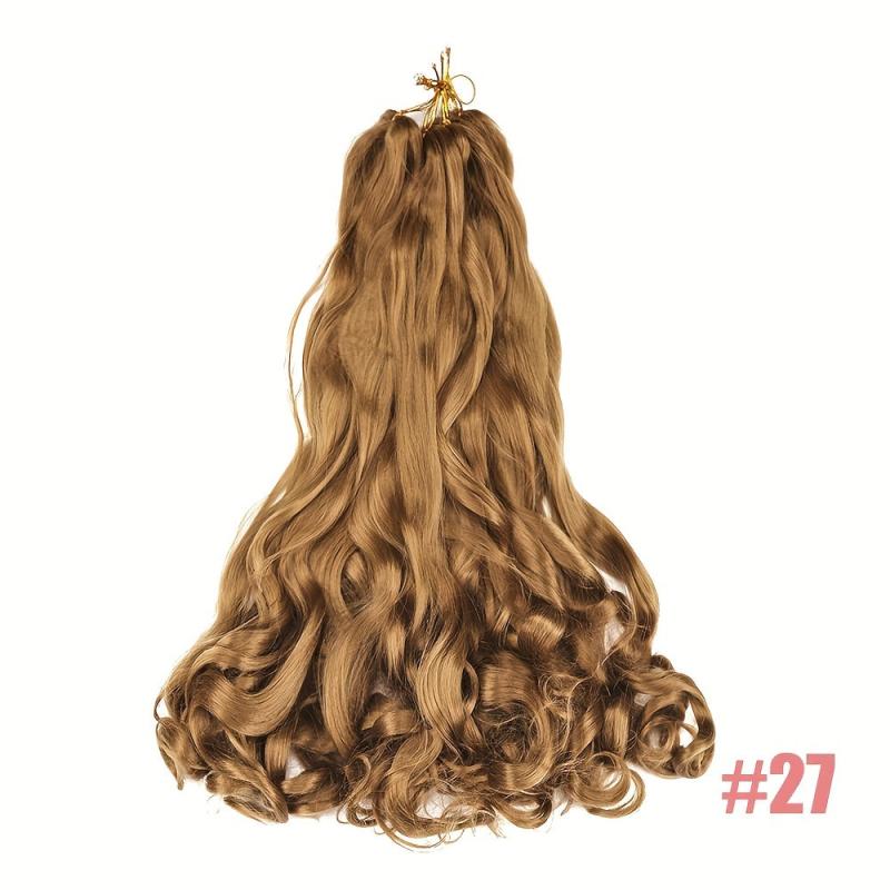 3pcs Loose Wave Crochet Hair Extensions 55-88cm Synthetic Fiber Braiding Hair