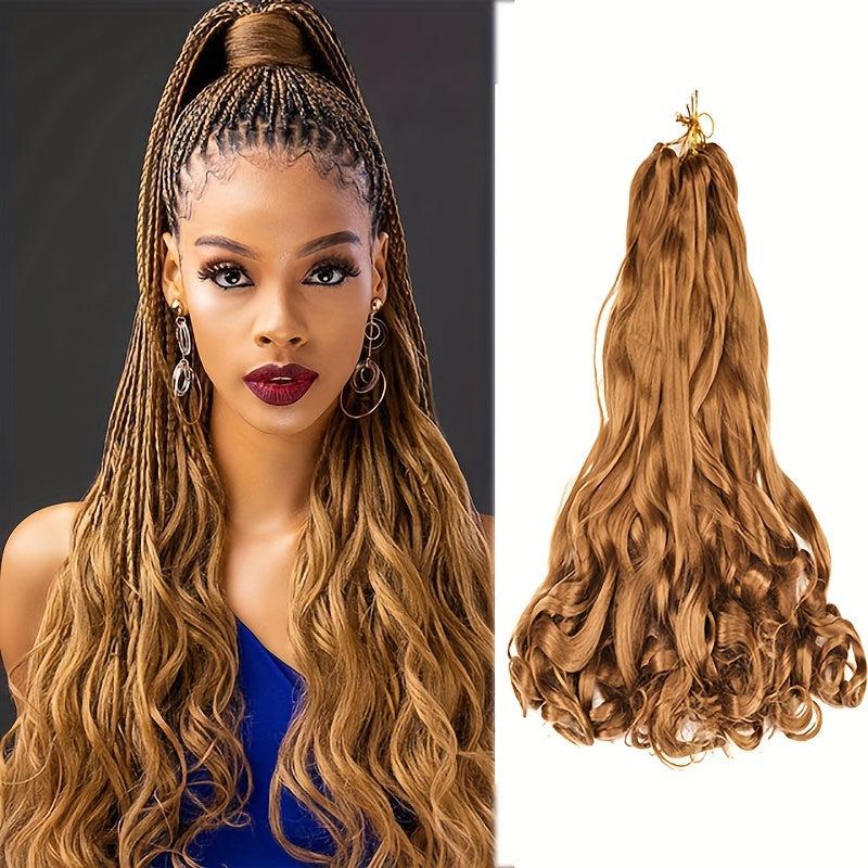 3pcs Loose Wave Crochet Hair Extensions 55-88cm Synthetic Fiber Braiding Hair