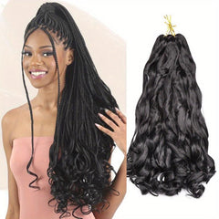 3pcs Loose Wave Crochet Hair Extensions 55-88cm Synthetic Fiber Braiding Hair