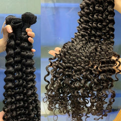 Deep Wave Human Hair Bundles 20-32in Unprocessed Virgin Hair
