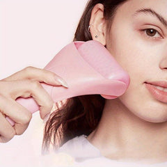 Pink Ice Roller for Face Massage Reduce Puffiness Tighten Skin