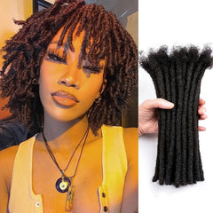 12 Inch 10 Strands Loc Extensions Human Hair