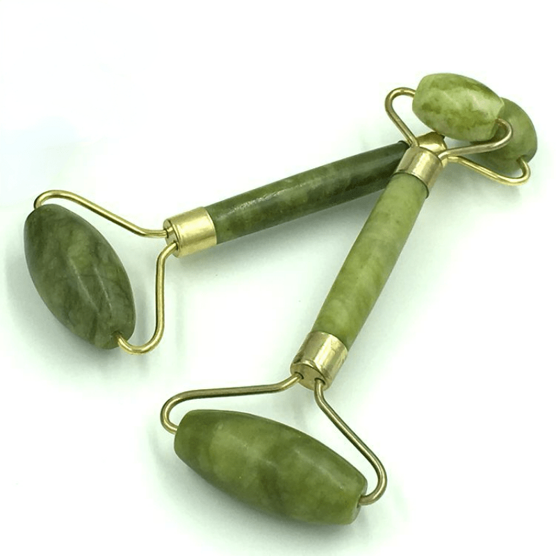 Jade Roller Gua Sha Set Reduce Aging Facial Roller Massager