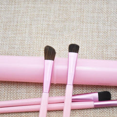 5pcs Eye Makeup Brush Set with Case - Professional Mini Brushes Kit