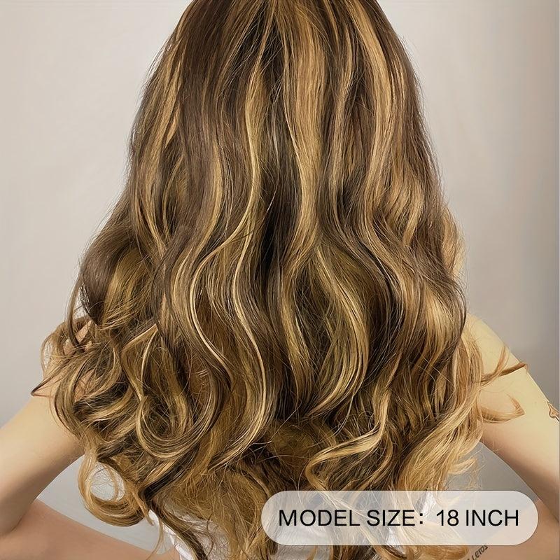 Blonde Mixed Long Curly Wig for Stunning Look