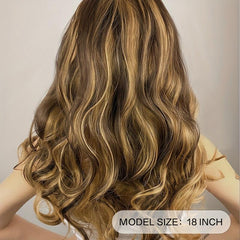 Blonde Mixed Long Curly Wig for Stunning Look
