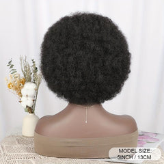 70s Afro Puff Hair Wigs For Women Natural Looking Fluffy