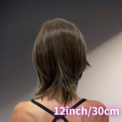 30 48 Cm Short Synthetic Wig Tail Mixed Wig Cap Holiday Party Decoration
