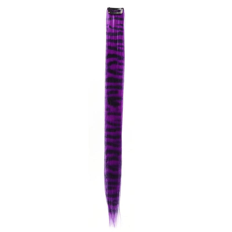 45 72 Cm Straight Synthetic Feather Clip In Hair Extensions