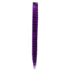 45 72 Cm Straight Synthetic Feather Clip In Hair Extensions