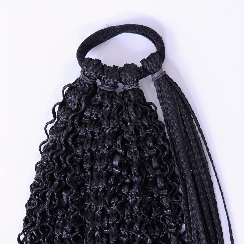 60 96 Cm Curly Crochet Braids Synthetic Braiding Hair Extensions for Women