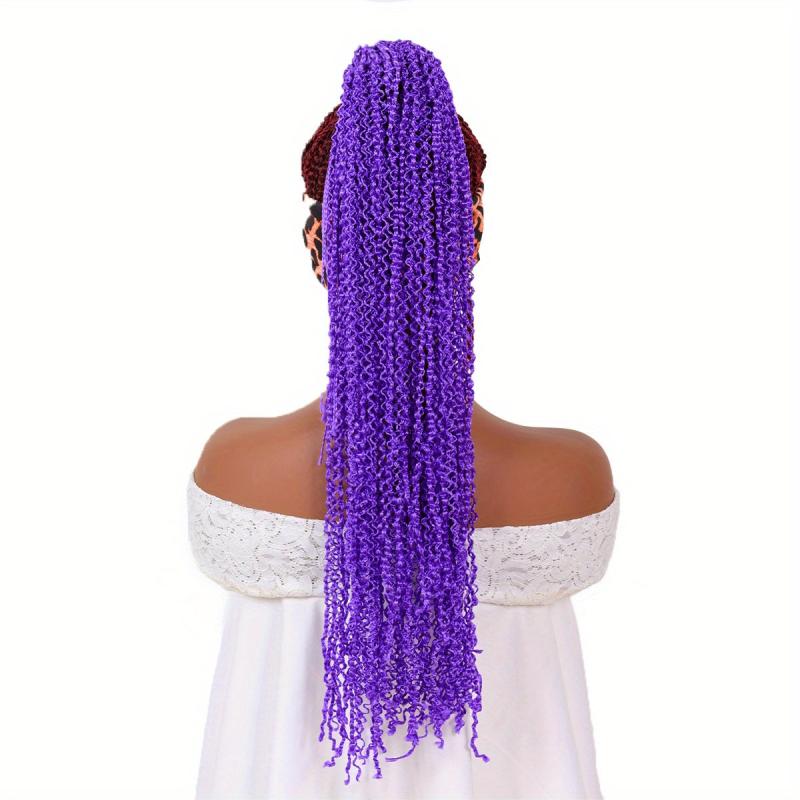 60 96 Cm Curly Crochet Braids Synthetic Braiding Hair Extensions for Women