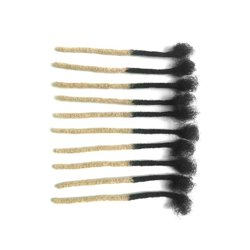 10 Pack 100% Human Hair Crochet Extensions TB 613 0.24in