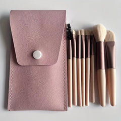 8 Pcs Portable Soft Makeup Brushes Set Multicolor