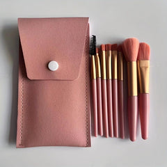 8 Pcs Portable Soft Makeup Brushes Set Multicolor