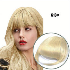 Human Hair Clip In Bangs Natural Wispy Bangs