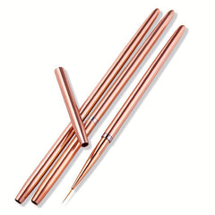 3Pcs Nail Art Brushes Set Gel Polish Nail Art Pen Painting Tools