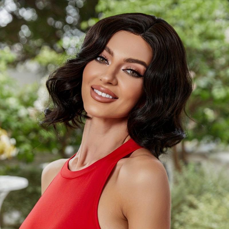 Short Curly Wavy Hair Wigs 4 1 Lace Front Wigs For Women