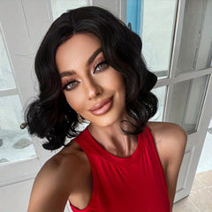 Short Curly Wavy Hair Wigs 4 1 Lace Front Wigs For Women