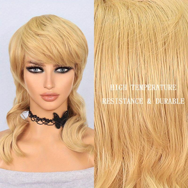 Natural Wavy Long Layered Synthetic Wigs 40 64 Cm