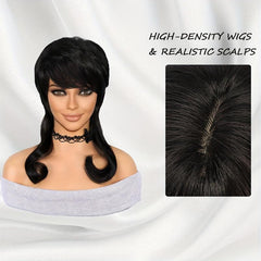 Natural Wavy Long Layered Synthetic Wigs 40 64 Cm