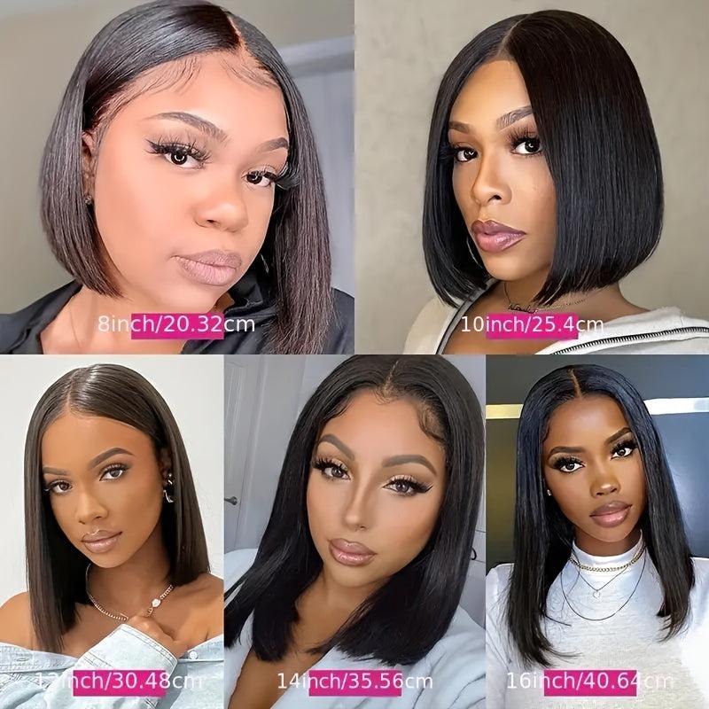 Short Bob Wig Transparent Lace Front Closure for Women