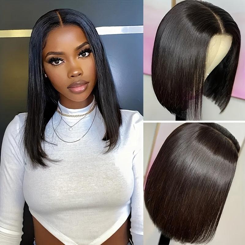 Short Bob Wig Transparent Lace Front Closure for Women