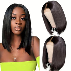 Short Bob Wig Transparent Lace Front Closure for Women