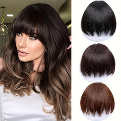Synthetic Clip In Hair Extensions Natural Looking for Daily Use