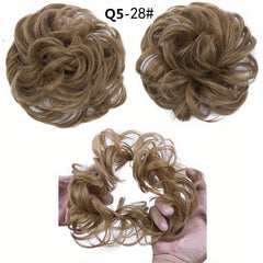 Donut Hair Buns Updo Chignon with Elastic Hair Rope Synthetic Hair Extensions